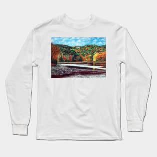 'OVERLOOKING BASS LAKE (CONE MANOR)' Long Sleeve T-Shirt